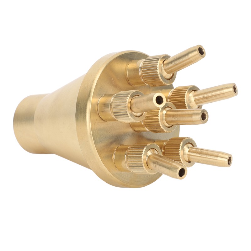 Copper Water Fountain Nozzle Direct Spraying Universal Adjust Pool Sprinkler