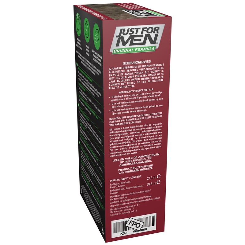 3 x Just For Men Shampoo In Hair Colour -