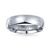 Plain Simple Dome Couples Ring Wedding Band for Women for