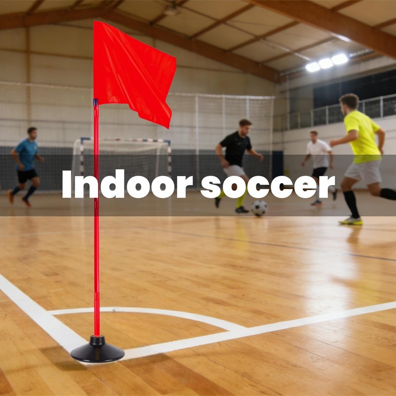 5FT Corner Flags for Soccer Field Set of 4 with