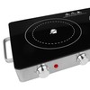 Brentwood Select TS-382 Double Infrared Electric Countertop Burner,1800-Watt, with Timer,Stainless