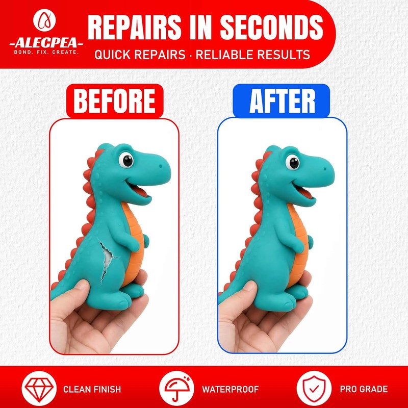 ALECPEA 30g Silicone Glue - Fast-Bonding & Weatherproof Adhesive for