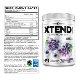 XTEND Suplemento alimenticio BCAA Sabor Uva, 390g