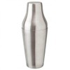 COCKTAIL7 Paris French Cocktail Shaker Continental 50cl Brushed Stainless Steel