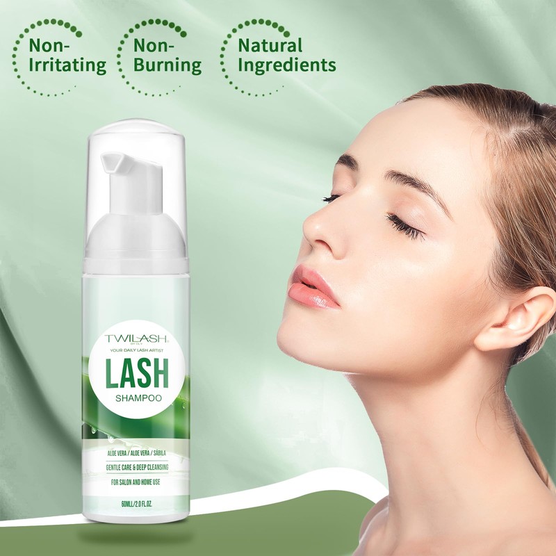 TWILASH BY DLY Lash Shampoo for Lash Extensions, 2 Fl