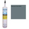 Color Fast Caulk Matched to Custom Building Products (Dove Gray