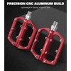 MoKo Mountain Bike Pedals, MTB Pedals, Flat Platform Pedals 9/16