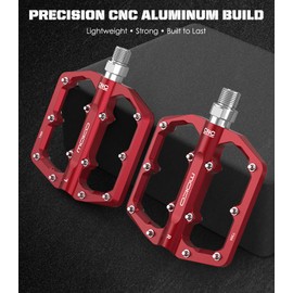 MoKo Mountain Bike Pedals, MTB Pedals, Flat Platform Pedals 9/16 in