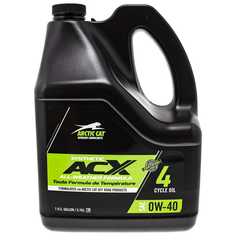 Arctic Cat 2436-850 ACX 0W-40 Gallon Synthetic Oil Change Kit