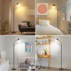 Coucrek Floor Lamp for Living Room, Adjustable Gooseneck Standing with