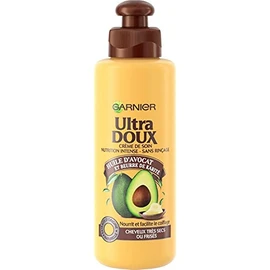 Garnier Ultra Doux with Avocado Oil and Shea Butter, Rinsing Cream for Very Dry or Frizzy Hair, 200 ml, Pack of 1