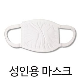 Adult Winter Mask White 100ea