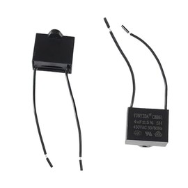 CBB61 10uF uf ± 5% Ceiling Fan Capacitor 2 Wire 450VAC 50/60Hz - 1pcs