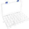 DIFIT Bead Organizer Box Plastic Organizer Box with Dividers Bead