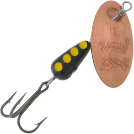 Panther Martin 3PKPMCB_2_CBK Classic Regular Teardrop Spinners 3 Fishing Lures - Pack of 3 - Copper/Black - 2 (1/16 oz)