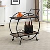 FirsTime & Co. Black and Brown Odessa Bar Cart, 2