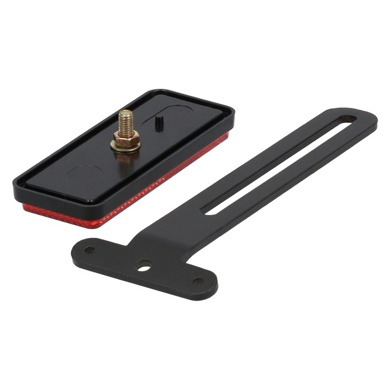 Universal Motorcycle Number Plate Rear Reflector with Holder, E-Approved Number