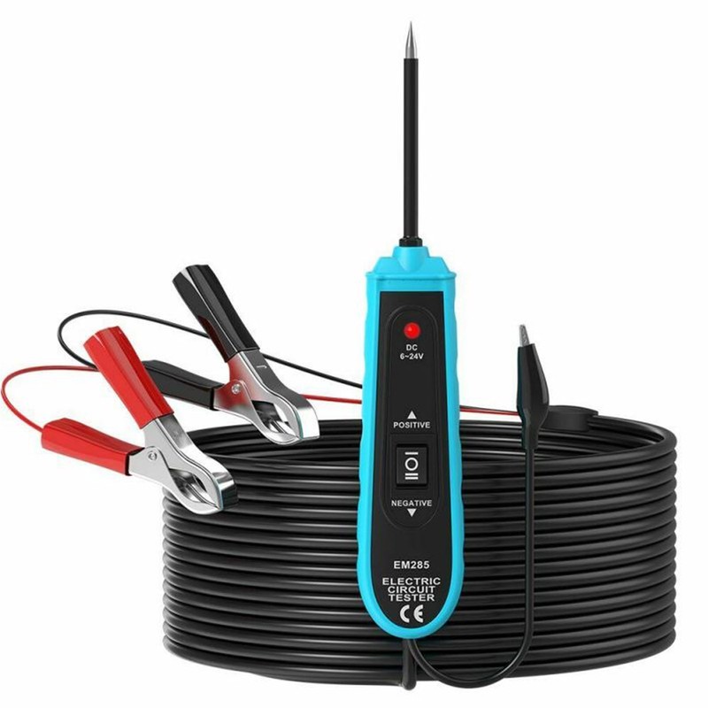 EM285 Car Electric Circuit Tester 6‑24V DC Overload Protection with
