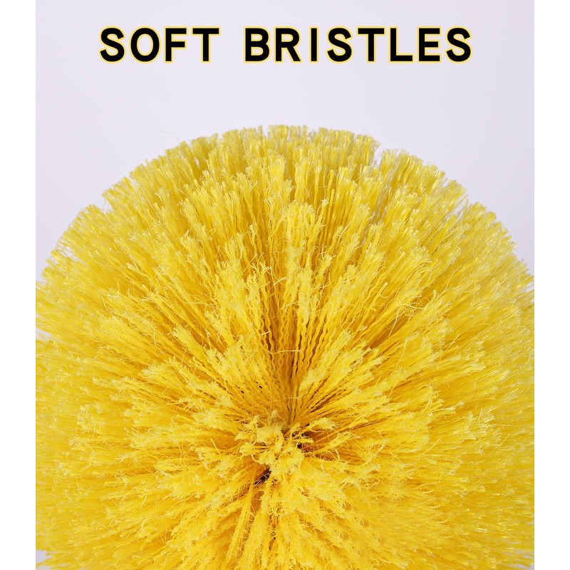 Cobweb Duster Head Brush, Screw on Spider Web Duster Brush