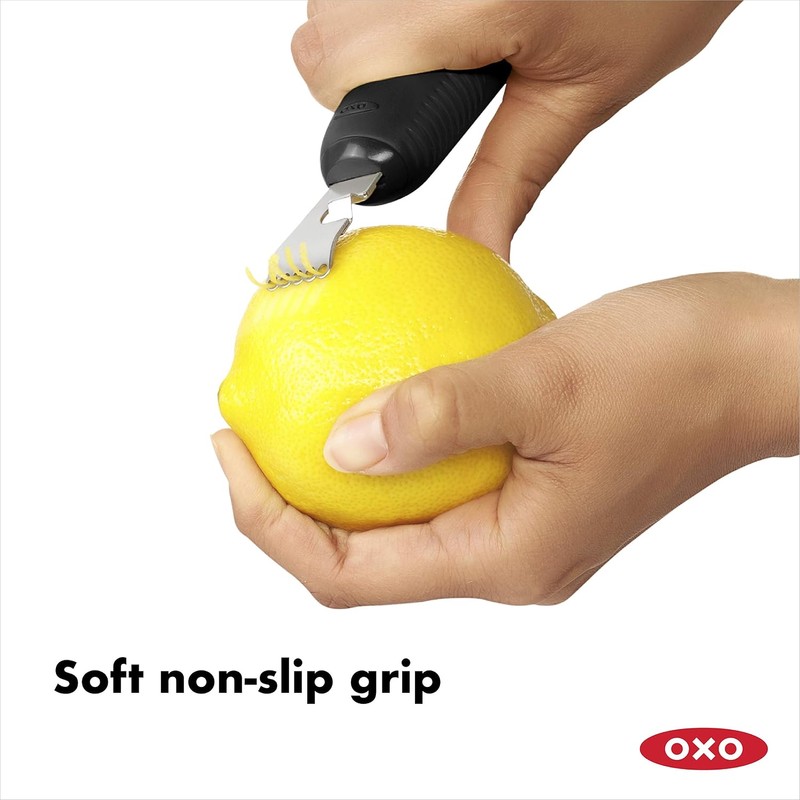 OXO 11261400 Good Grips Citrus Zester, talla única, color negro