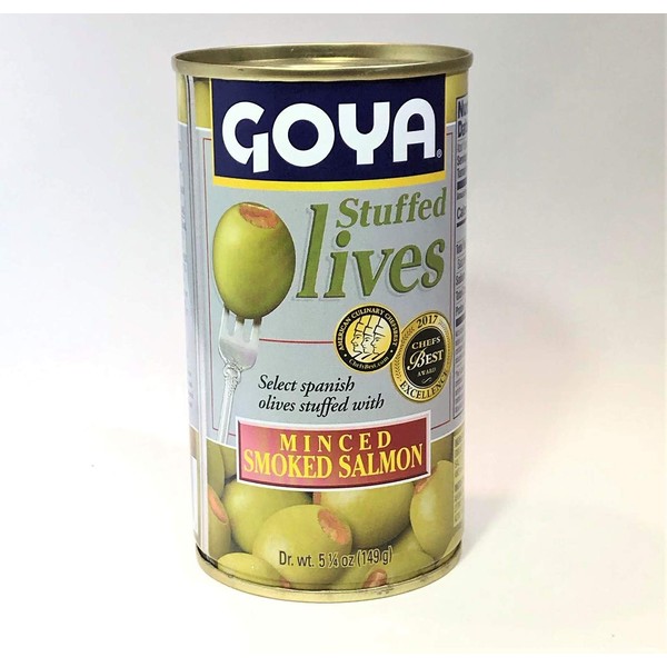Goya Manzanilla Olives Stuffed with Salmon 5.25 Onces