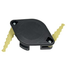 FUMHEUF ACFHRL2 Polycarbonate Bladed Trimmer Head Compatible with Ryobi 18V, 24V, and 40V RY40210, RY40210A Strimmers with 12 Quickload Blades