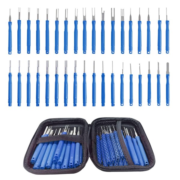 36PCS Terminal Removal Tool Kit, Wire Connector Pin Extraction Tool,