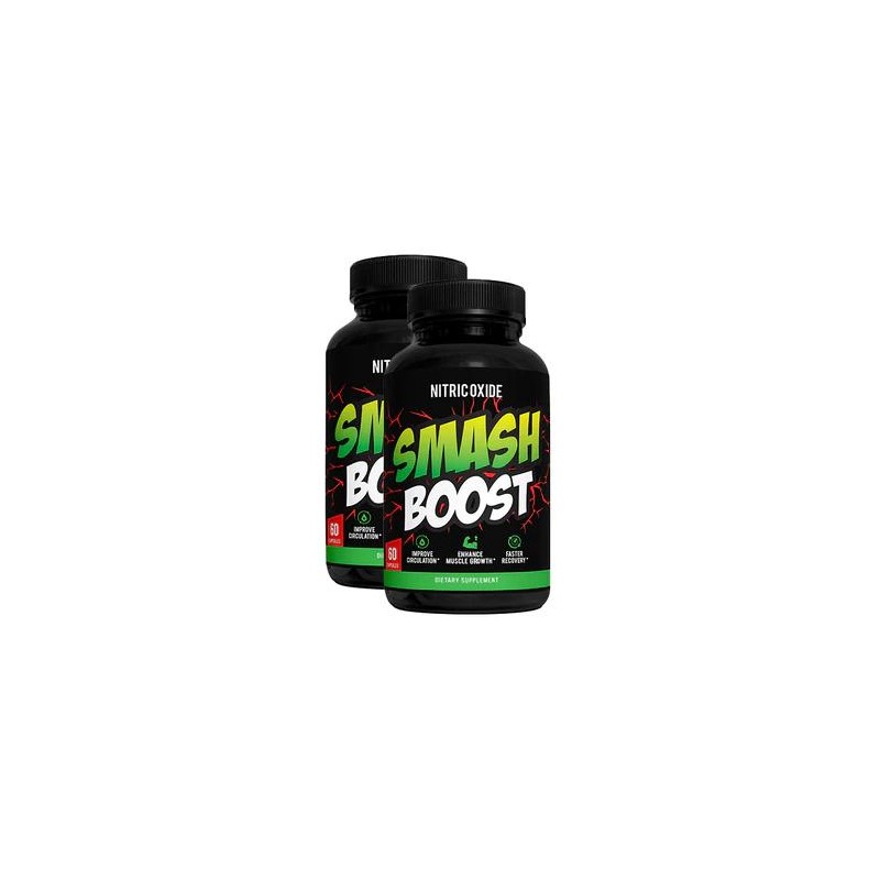 Smash Boost Nitric Oxide Capsules - Supports Respiratory Function &