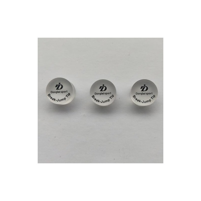 DDonglai 3pcs Packed14mm Billiard Break Cue Tip/Jump Cue Tip,Polymer Material
