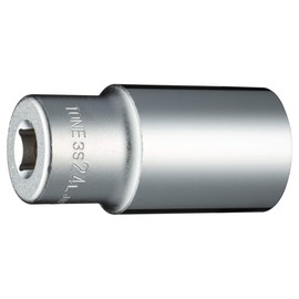 TONE Deep Socket (6 Angle) 3S-24L Drive Angle 0.3 inch (9.5 mm) (3/8 mm), Double Side Width 0.9 inches (24 mm)