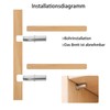 ORTAVA Shelf Support 5 x 25 mm, Pack of 40
