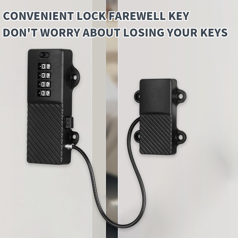 Culinavog Fridge Lock with Code, No Drilling, Fridge Lock with