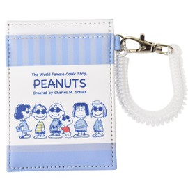 Marimo Craft SPIK-335 SNOOPY Single Pass Case, Mizuiro Snoopy W 3.1 x H 4.3 inches (78 x 108 mm)