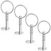 4 Pcs Quick Release Pin 1/4" Diameter w/ Drop Cam