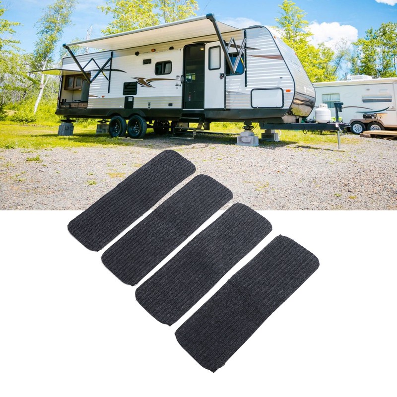 4Pcs RV Stair Covers Carpets Anti Slip Quick Drying Waterproof