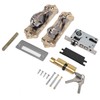 Door Handle Lock Silent Lock Bearing Safety Lever Handle Reversible