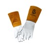 BOCOMAL Classic Welding Gloves,Grain Leather Muliti Tasks,14" Lined Leather Mig/Stick