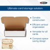 BCW Semi-Rigid Card Storage Box, 5 Ct | Holds 350