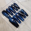 [Handmade Nail Tips] Starry Night (kitch ver) - Stiletto /