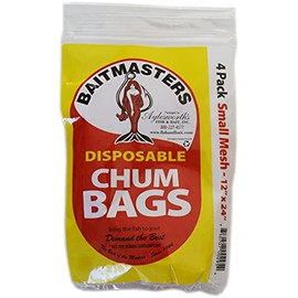 Baitmasters Disposable Chum Bags Red 4-Pack