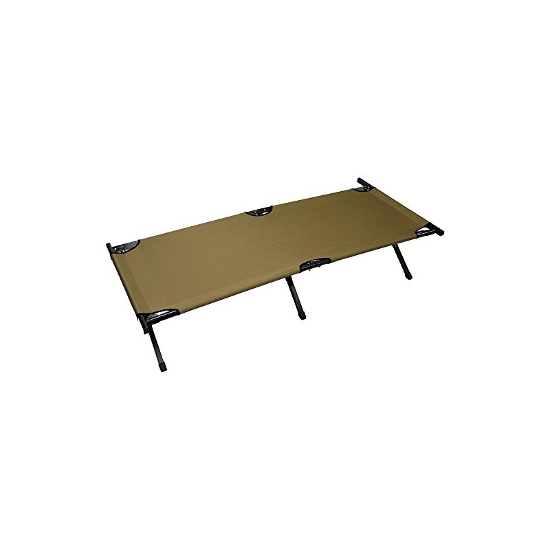 MFH US camp bed aluminium 190x66 cm (Coyote)
