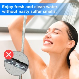 HertzEagle Powered Anode Rod for Water Heater, Electric Anode Rod for Water Heater, Eliminate Sulfur Smell in Well Water, Eliminate Rotten Egg Smell in Well Water C007