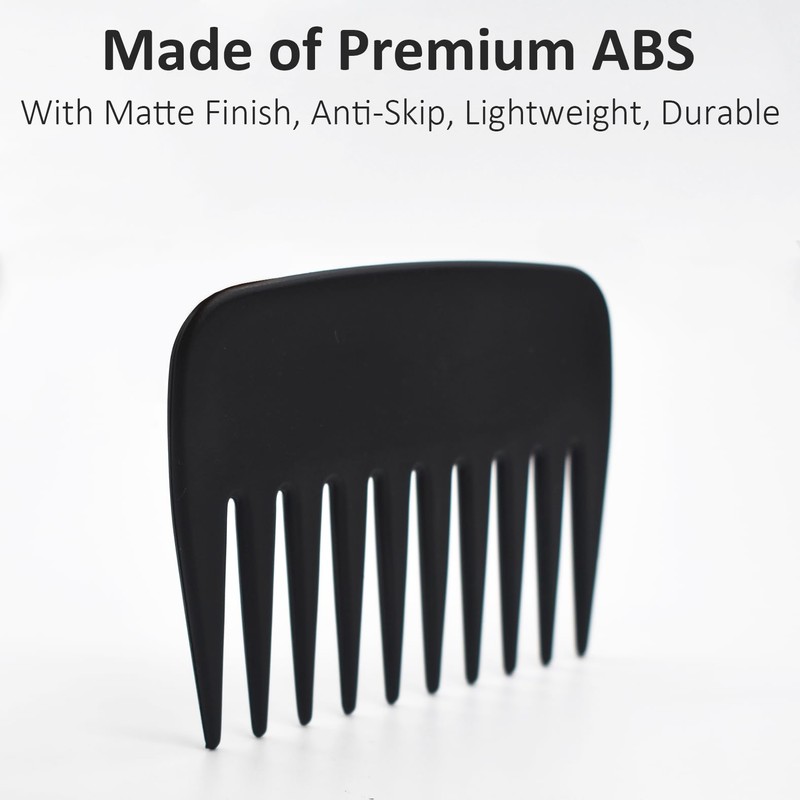 Professional Streaker Comb Anti-Static Wide Tooth Comb Styling Comb Detangling