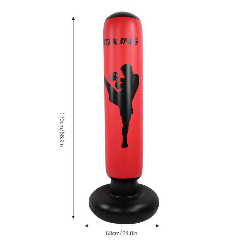 Punching Bag Strength Training PVC Inflatable Strike Column Wall Tumbler