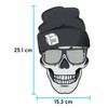 Finally Home Large Skull with Hat Back Patch for Ironing