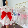 TAPBULL Dog Dresses, Fashionable Pet Dog Clothes with Heart Design,