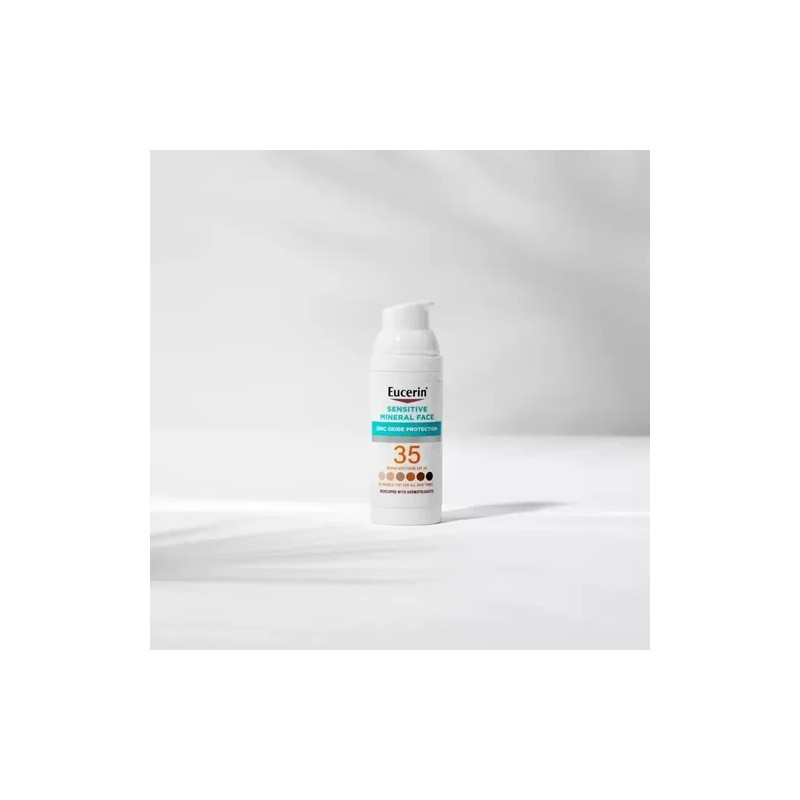 Eucerin Protector Solar Sunscreen Mineral con Color SPF 35 UVA