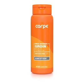 Carpe Carpe Sweat Absorbing Groin Powder (For Men) - Designed for Maximum Sweat Absorption - Mess and Friction Free, Stop Chafing