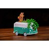 Blue Sky Ceramic Bus 7“ Planter, Multi Color
