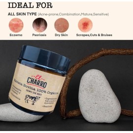 Charro Balsamo Sebo Res Bovino Humectante Crema Facial Todo Tipo Piel Día Noche